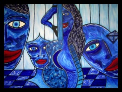 Zarum-Art-Painting-A-Mess-of-Blues